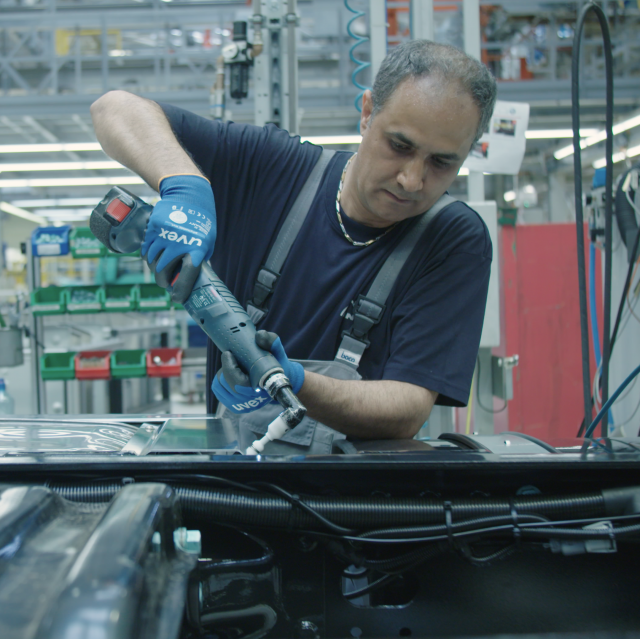 Hossein Kowsari (Teilnehmer MYSKILLS) bei MAN